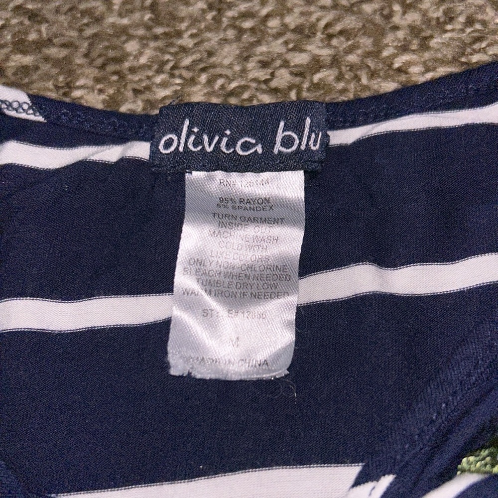Striped and floral top LAST CHANCE BEFORE ITS DONATED - Picture 3 of 3
